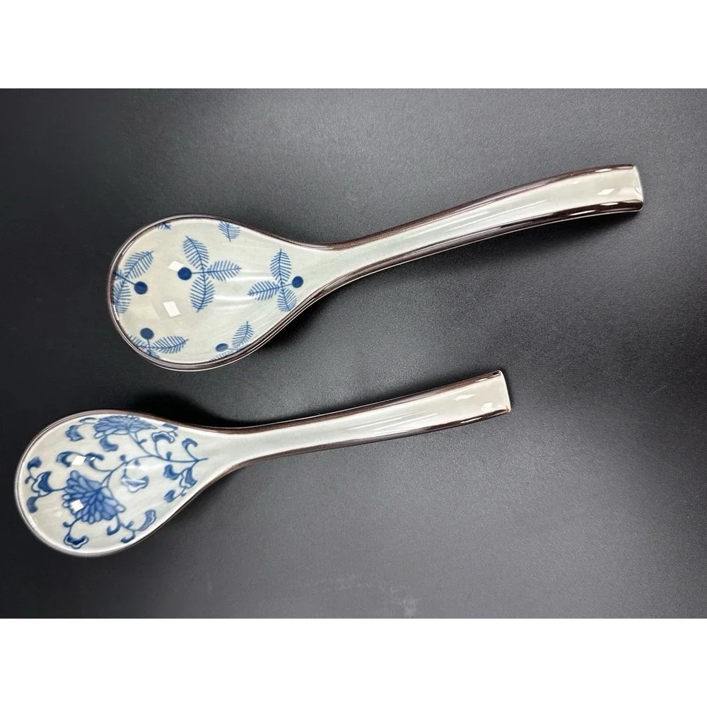 Ceramic Asian Soup Spoon